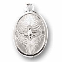 Holy Spirit Silver Oxidized Medal (25 Pack)