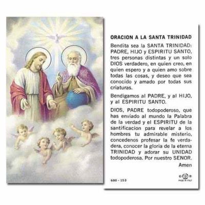 Holy Trinity 2 x 4 inch Holy Card - (Pack of 100) - 846218008250 - 600-153