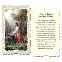 50pk - I Said A Prayer For You Today 2 x 4 inch Prayer-Cards - (Pack of 50)