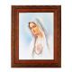 Immaculate Heart Of Mary In A Fine Antiqued Mahogany Finished Frame -  - 161-214
