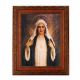 Immaculate Heart Of Mary Print In a Mahogany Finished Frame - 846218064058 - 161-209