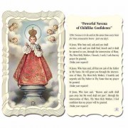 50pk - Infant Of Prague - 2 x 4 inch Paper Prayer-Cards - (Pack of 50)