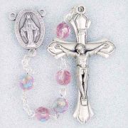 June-Alexandrite Deluxe Birthstone Rosary 20 inch