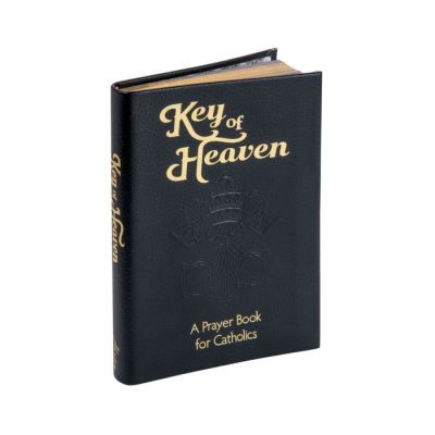 Key Of Heaven Prayer Book, Black Deluxe Cover, Gold Edged Pages -  - 2444