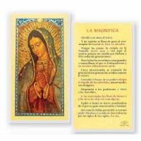 25pk - La Magnifica Virgen Guadalupe Laminated Holy Card Pk 25