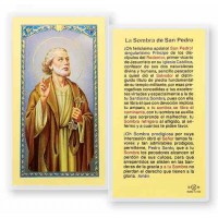 25pk - La Sombra De San Pedro Laminated Holy Card Pk 25