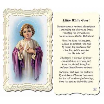 Little White Guest Holy Card - (Pack of 50) -  - G50-167