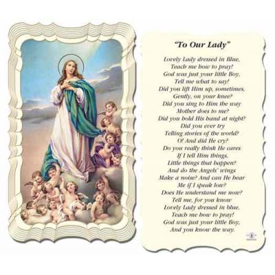 Lovely Lady Holy Card - (Pack of 50) -  - G50-251