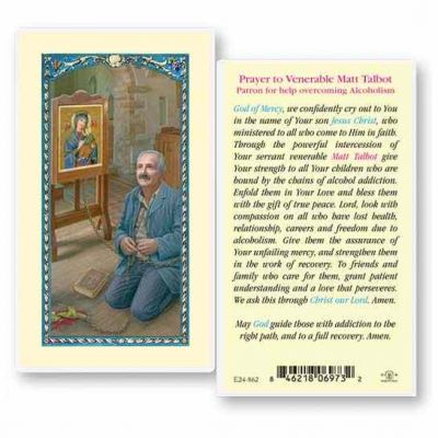 Matt Talbot 2 x 4 inch Holy Card (50 Pack) -  - E24-862