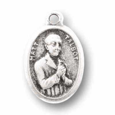 Matt Talbot Silver Oxidized Medal (25 Pack) - 846218077591 - 1086-499