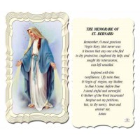 50pk - Memorare Of Saint Bernard Prayer-Card - (Pack of 50)
