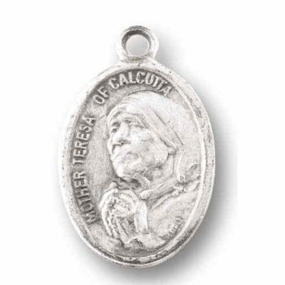 Mother Teresa Silver Oxidized Medal (25 Pack) - 846218077799 - 1086-575
