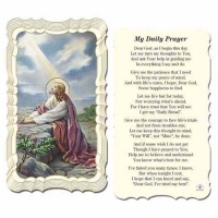 50pk - My Daily Prayer 2x4 inch Prayer-Card - (Pack of 50)