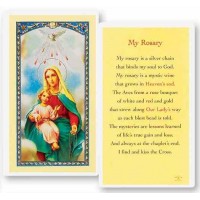 25pk - My Rosary Laminated Holy Card  Pk 25