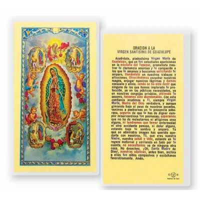 N.s. De Guadalupe Con Visiones Holy Card - (Pack Of 31) -  - S24-222