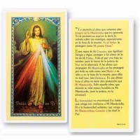25pk - Nuestra Senora De La Misericordia Laminated Holy Card Pk 25