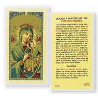 25pk - Nuestra Senora Del Perpetuo Socorro Laminated Holy Card Pk 25