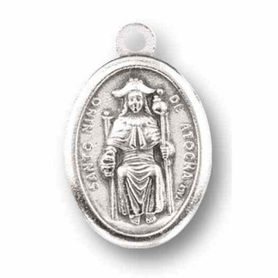 Nino D  Atocha Silver Oxidized Medal (25 Pack) - 846218076938 - 1086-166