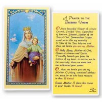 25pk - Our Lady of Mount Carmel Laminated Holy Card  Pk 25