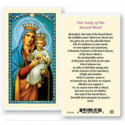 O.l. Of The Sacred Heart Holy Card - (Pack Of 31) -  - E24-903