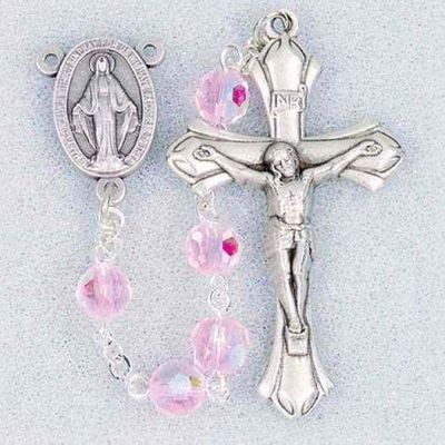 October-Rose Deluxe Birthstone Rosary 20 inch (2 Pack) - 846218026728 - 245OCT