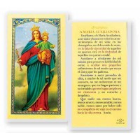 25pk - Ofrecimiento Maria Auxiliadora Laminated Holy Card Pk 25