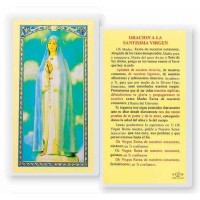 25pk - Oracion A La Santisima Virgen Laminated Holy Card Pk 25