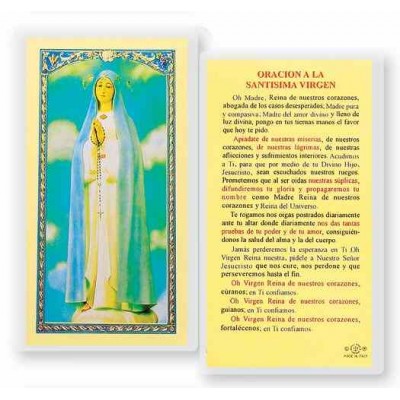 Oracion A La Santisima Virgen Holy Card - (Pack Of 31) -  - S24-881
