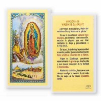 25pk - Oracion A La Virgen Guadalupe Laminated Holy Card Pk 25