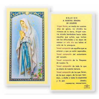 Oracion A.n.s. De Lourdes Holy Card - (Pack Of 31) -  - S24-210