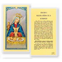 25pk - Oracion A Nuestra Senora De Altagracia Laminated Holy Card Pk 25