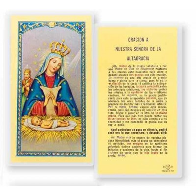 Oracion A Nuestra Senora De La Altagracia Holy Card - (Pack Of 25) -  - S24-266