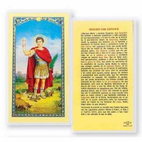 25pk - Oracion A San Expedito Laminated Holy Card Pk 25