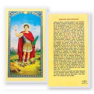Oracion A San Expedito 2 x 4 inch Holy Card (50 Pack) - 846218017221 - S24-439