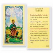 25pk - Oracion A San Isidro Laminated Holy Card Pk 25