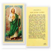 25pk - Oracion A San Judas Tadeo Laminated Holy Card Pk 25