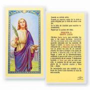 Oracion A Santa Lucia 2 x 4 inch Holy Card (50 Pack)