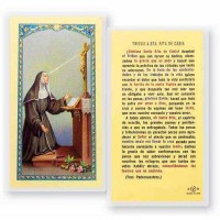 25pk - Oracion A Santa Rita De Casia Laminated Holy Card Pk 25