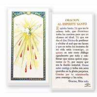 25pk - Oracion Al Espiritu Santo Laminated Holy Card Pk 25