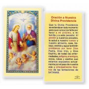25pk - Oracion La Santisima Trinidad Laminated Holy Card Pk 25