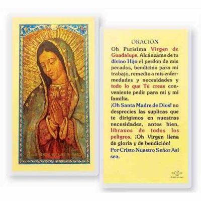 Oracion Oh Purisima Virgen 2 x 4 inch Holy Card (50 Pack) - 846218017061 - S24-217