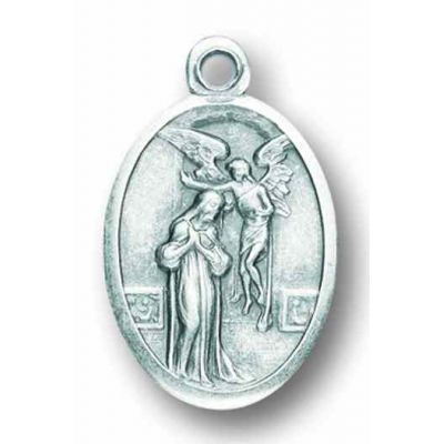 Our Lady of Annunciation Oxidized Medal (Pack of 25) -  - 1086-277
