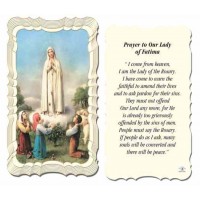 50pk - Our Lady Of Fatima Prayer-Card (Pack of 50)