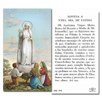 100pk - Our Lady Of  Fatima Prayer-Card w/Gold Edges 100 Pack