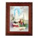 Our Lady Of Fatima In An Ornate MahoganyFrame w/Beaded Lip 2Pk -  - 861-213