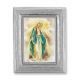 Our Lady of Grace Gold Stamped Print In Silver Frame - (Pack Of 2) -  - 450S-200