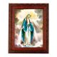 Our Lady Of Grace In An Ornate Mahogany Frame w/Beaded Lip 2/Pk -  - 861-200