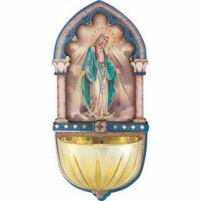 Our Lady Of Grace Multi-dimensional Holy Water Font - (Pack Of 2) - 846218050211 - 1928-200