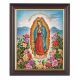 Our Lady Of Guadalupe 10x8 in. Print In a Dark Walnut Frame - 846218069268 - 133-218