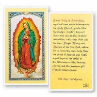 25pk - Prayer to Our Lady of Guadalupe Laminated Holy Card  Pk 25